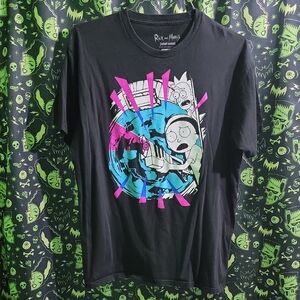 Ripple Junction Adult Swim Rick & Morty Graphic T-Shirt Size L